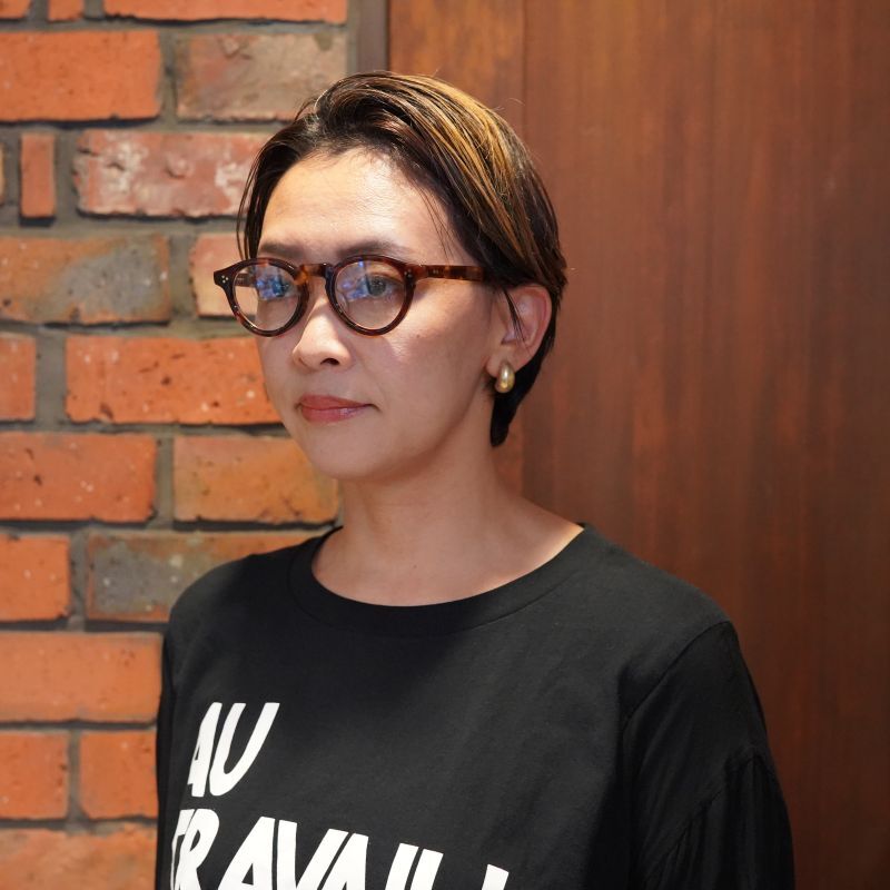 吉田 羊さん ヨンアさん 着用モデル<br>EYEVAN アイヴァン Conner col-TORT2 46サイズ