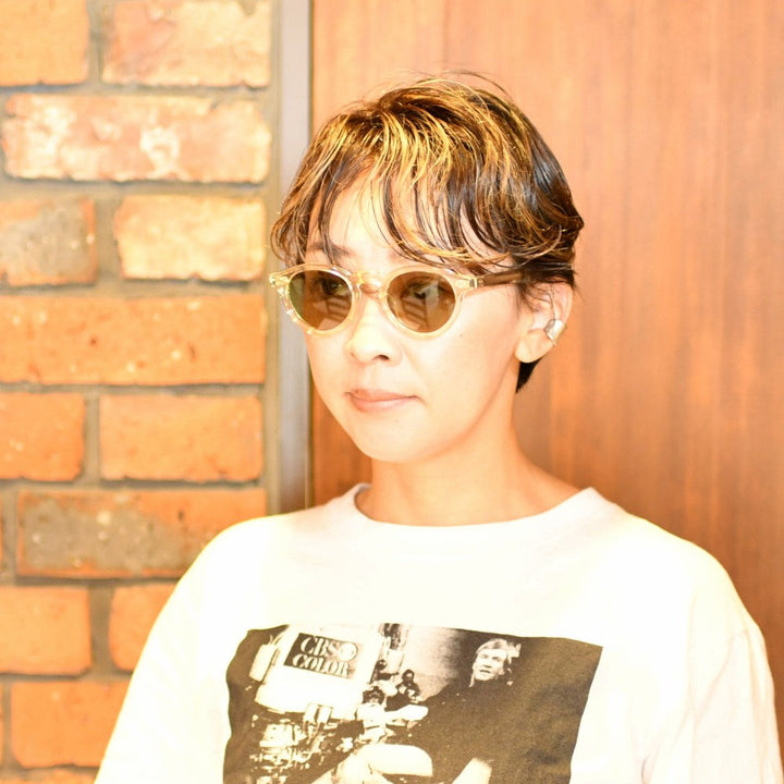 田中 みな実さん「GOETHE」着用モデル<br>EYEVAN アイヴァン CONNER SUN col-ECR lens-OLV