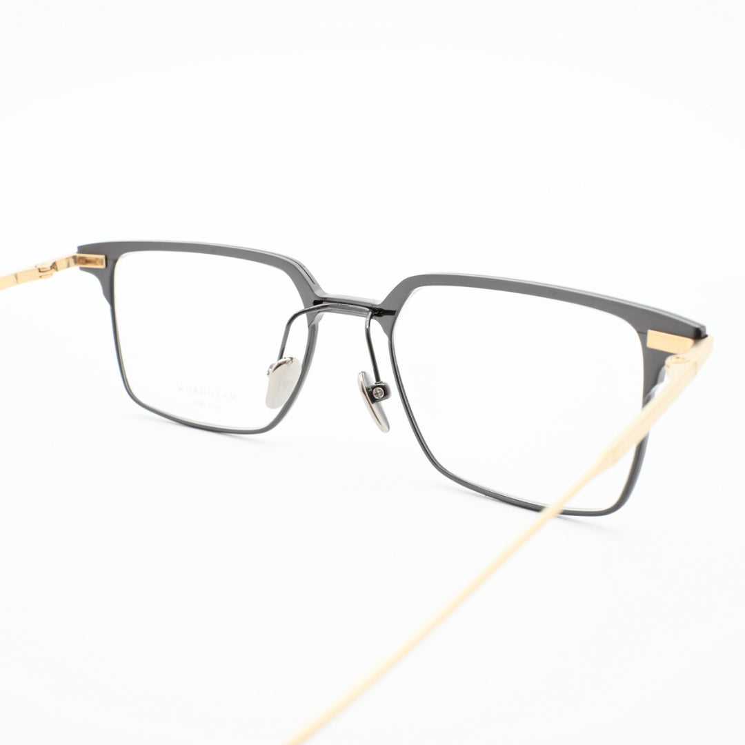 増永眼鏡 MASUNAGA since 1905<br>CROSBY col-19 BLACK/GOLD<br>
