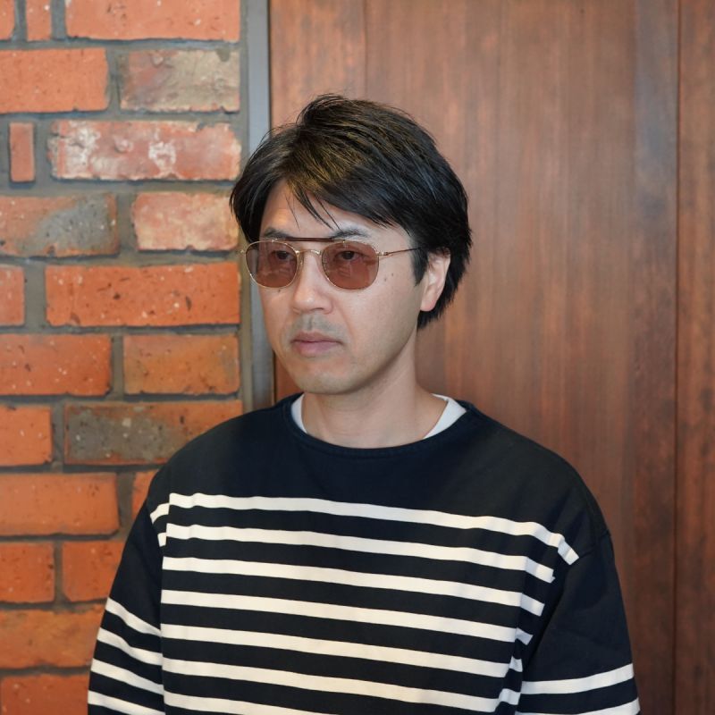 豊川 悦司さん NETFLIX「地面師たち」アフタートーク 着用モデル<br>EYEVAN アイヴァン Dazzling col-G SB lens-LR BR 51サイズ