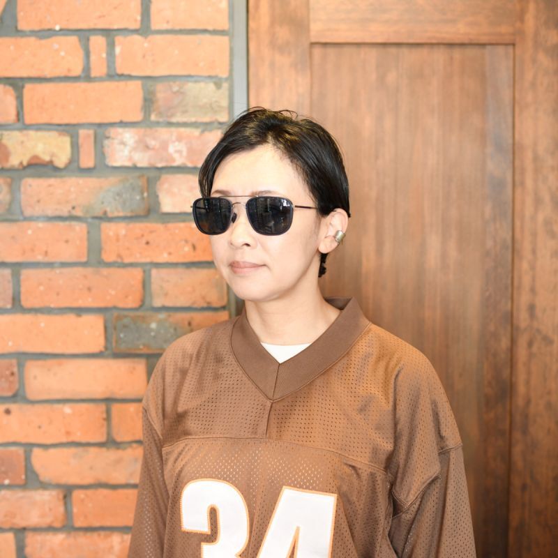 増永眼鏡 MASUNAGA since 1905 DIZZY col-S22 SILVER/偏光ブルー