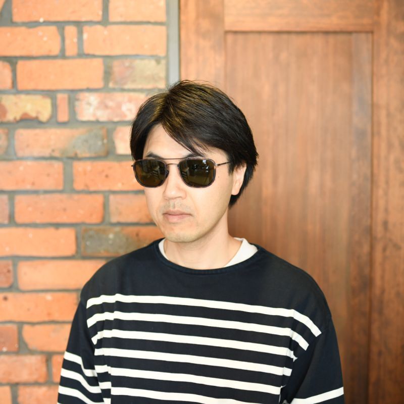 増永眼鏡 MASUNAGA since 1905 DIZZY col-S39 BLACK/偏光グリーン
