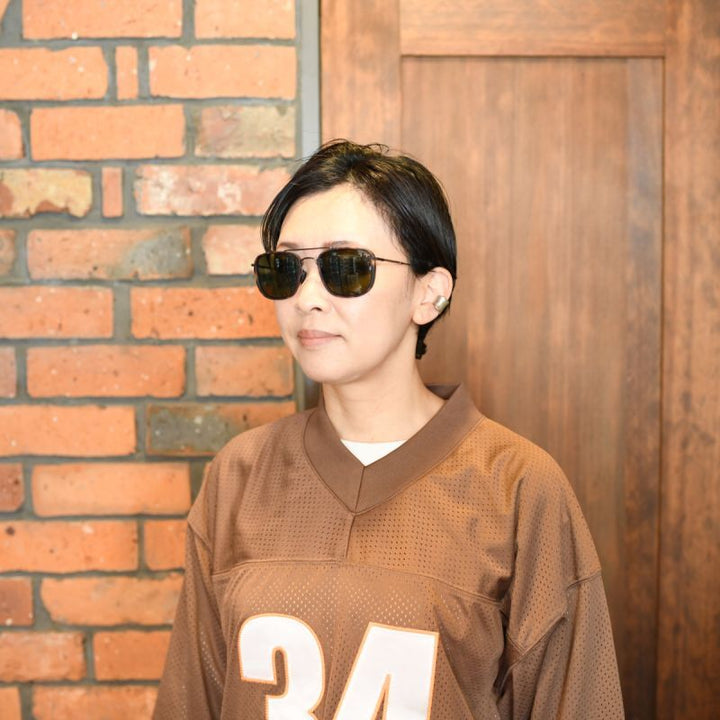 増永眼鏡 MASUNAGA since 1905 DIZZY col-S39 BLACK/偏光グリーン