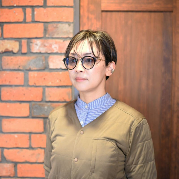 山田 涼介さん 着用モデル EYEVAN アイヴァン E-0505 col-PBK/G lens-MD GY 47サイズ