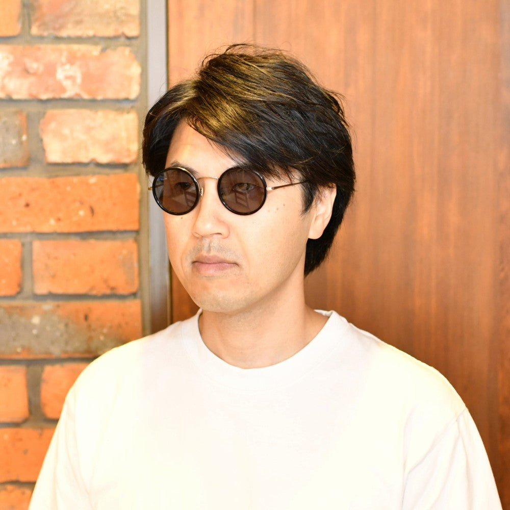 EYEVAN アイヴァン E-0512 col-PBK/AG Lens-GREY 46サイズ