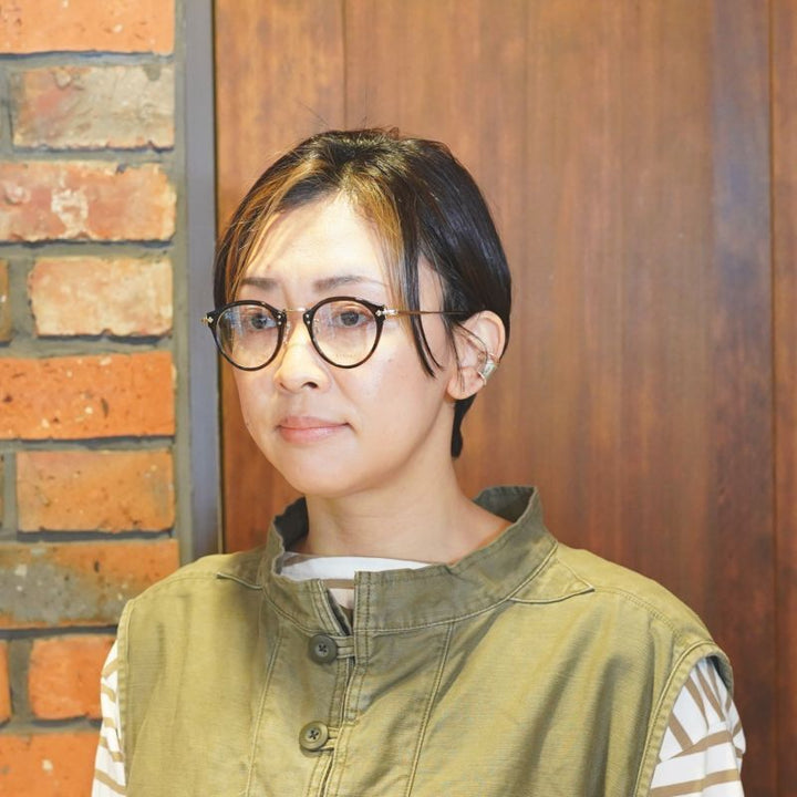 西野 七瀬さん 「全力脱力タイムズ」着用モデル<br>EYEVAN アイヴァン E-0505 col-OLB/G 45サイズ