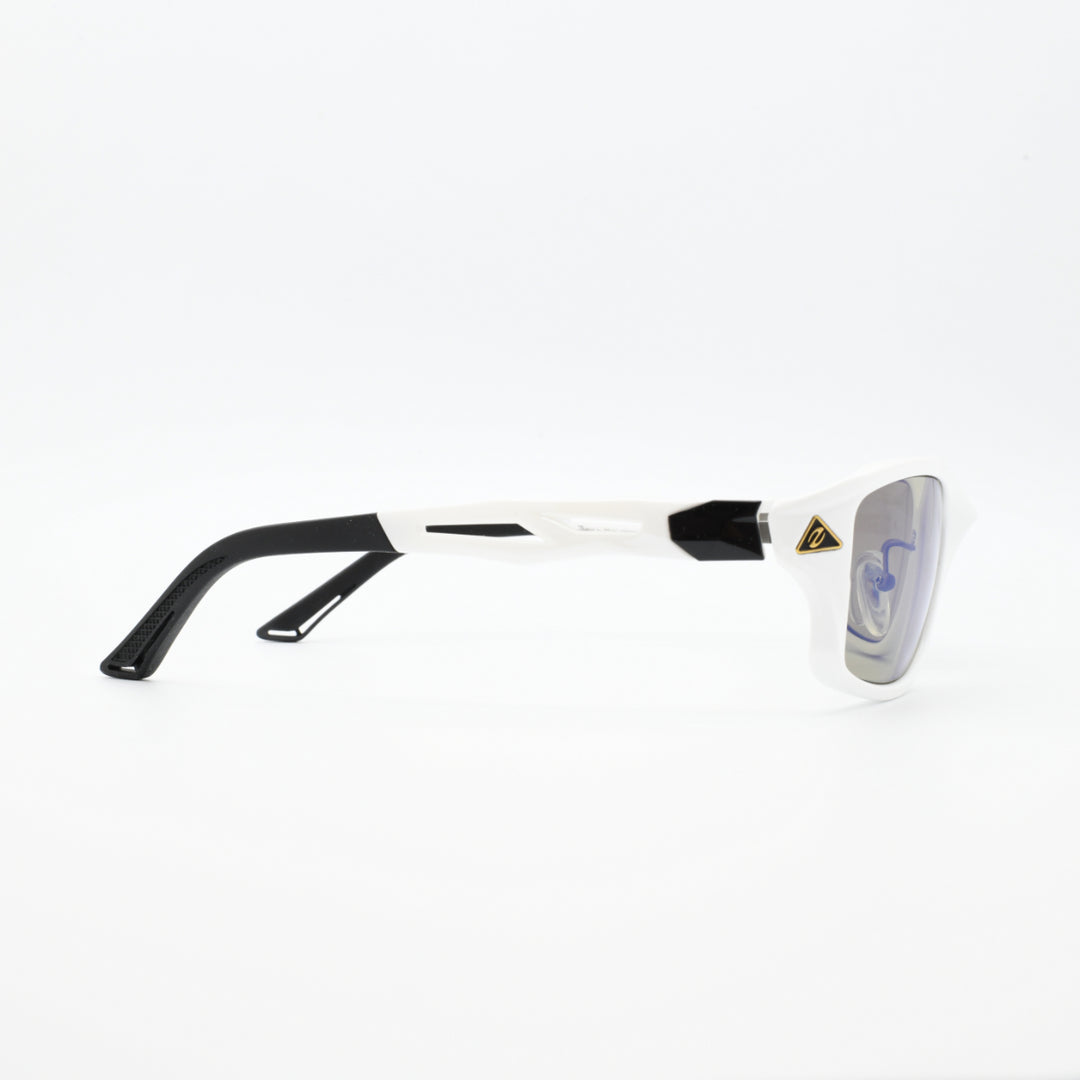 Zeque ゼクー<br>STELTH ステルス F-2266<br>SHINY WHITE TRUEVIEW SPORTS BLUE MIRROR<br>