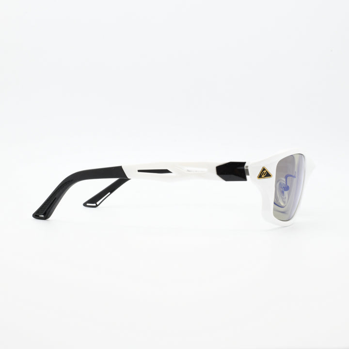 Zeque ゼクー<br>STELTH ステルス F-2266<br>SHINY WHITE TRUEVIEW SPORTS BLUE MIRROR<br>