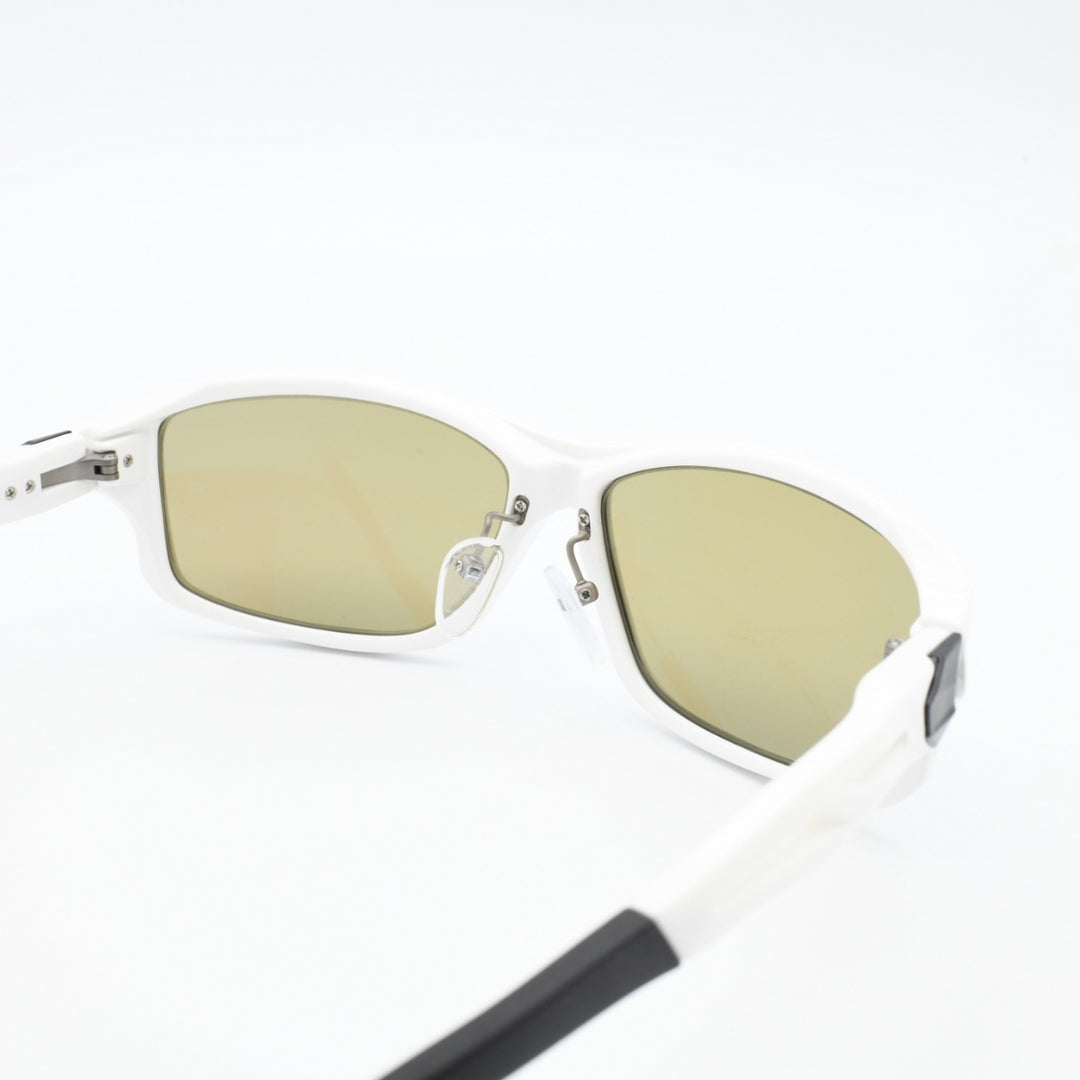 Zeque ゼクー<br>STELTH ステルス F-2266<br>SHINY WHITE TRUEVIEW SPORTS BLUE MIRROR<br>