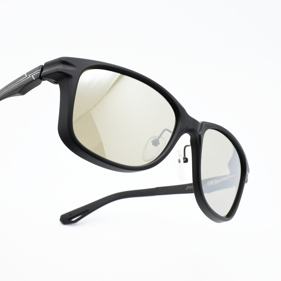 Zeque ゼクー<br>SHERRY シェリー F-2280<br>MATTE BLACK/BLACK TRUEVIEW SPORTS SILVER MIRROR<br>