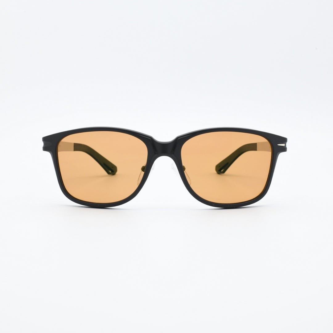 Zeque ゼクー<br>SHERRY シェリー F-2283<br>MATTE BLACK/SILVER LUSTER ORANGE<br>