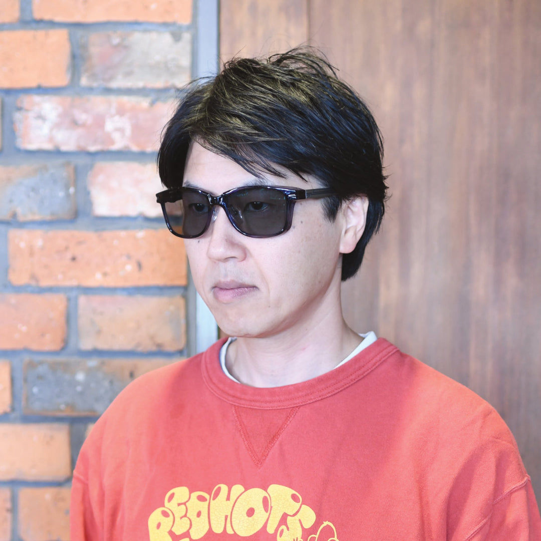 Zeque ゼクー<br>SHERRY シェリー F-2287<br>BLUE DEMI/GRAY TRUEVIEW<br>