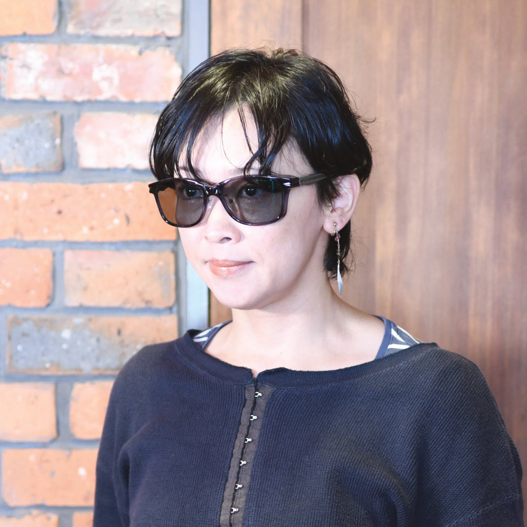 Zeque ゼクー<br>SHERRY シェリー F-2287<br>BLUE DEMI/GRAY TRUEVIEW<br>