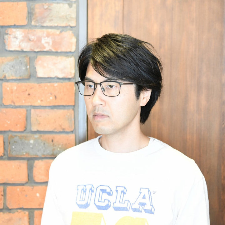 増永眼鏡 MASUNAGA FRATIRON col-39 BLACK/GRY