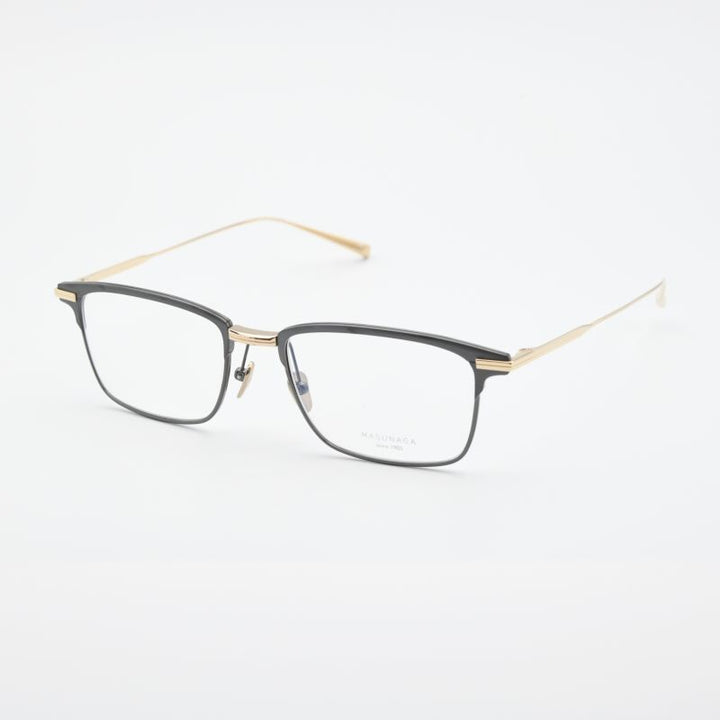 増永眼鏡 MASUNAGA FRATIRON col-49 BLACK/GOLD
