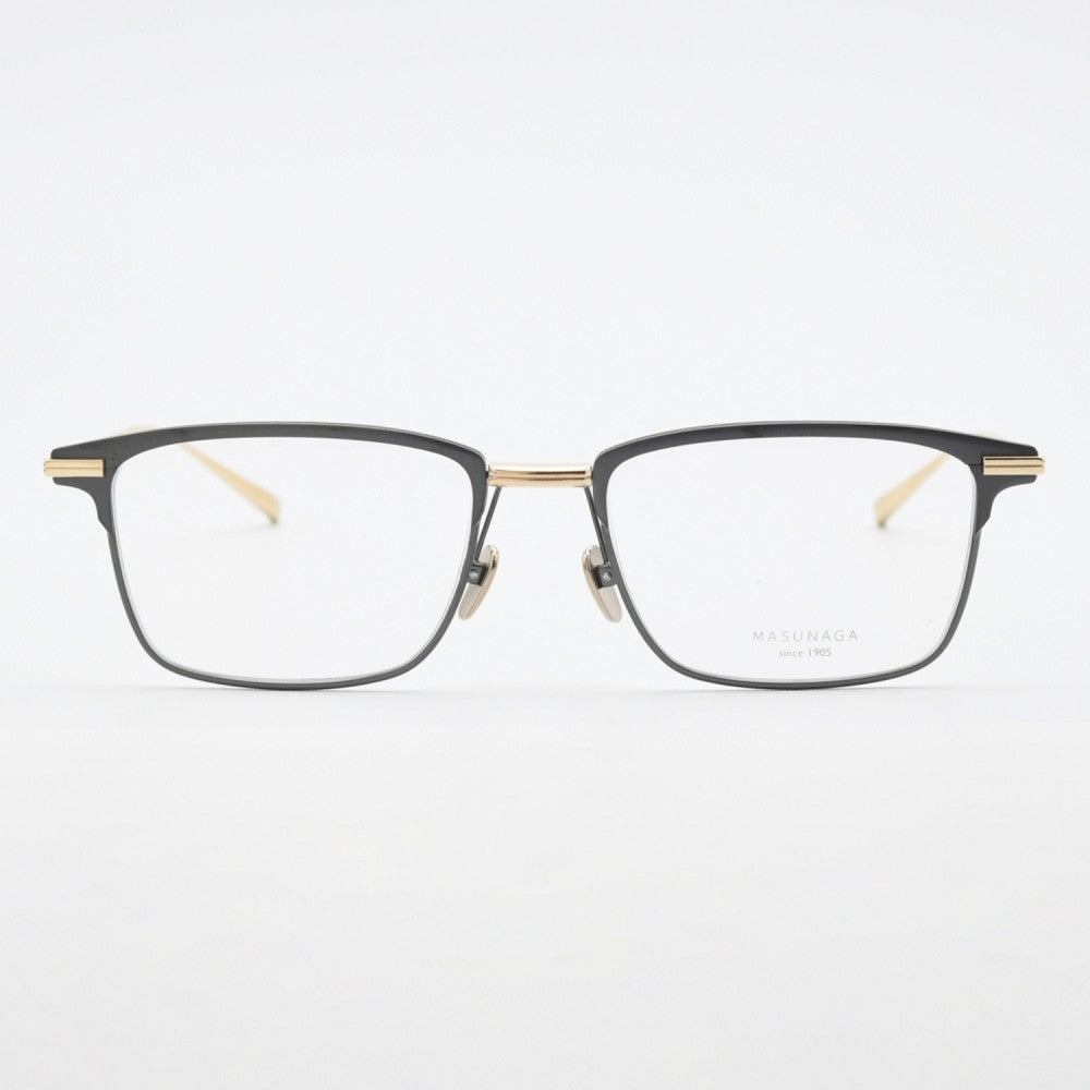 増永眼鏡 MASUNAGA FRATIRON col-49 BLACK/GOLD
