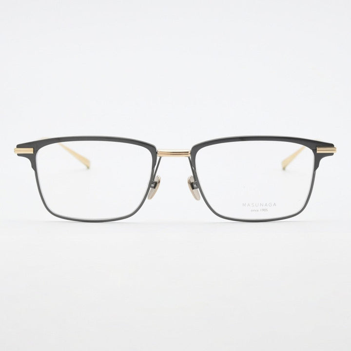 増永眼鏡 MASUNAGA FRATIRON col-49 BLACK/GOLD