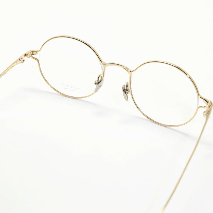 増永眼鏡 MASUNAGA since 1905 FUTURA col-51 BLACK/GOLD