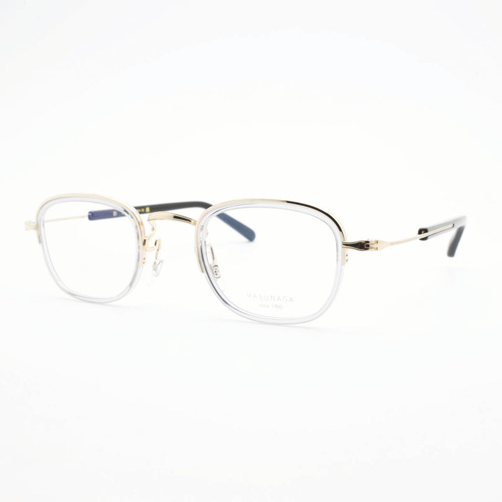 増永眼鏡 MASUNAGA<br>GMS 112P+ col-11 GP/BK