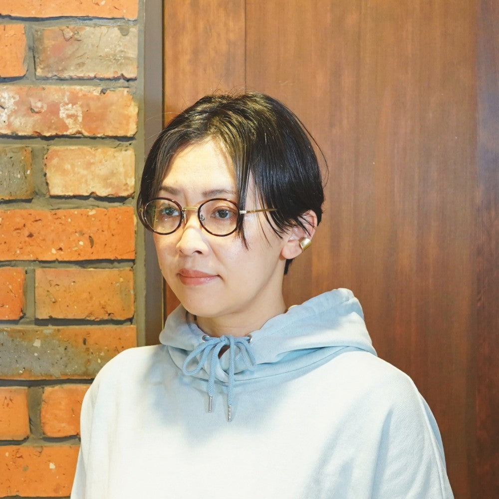 増永眼鏡 MASUNAGAGMS-120TS col-13 BROWN/AT-GOLD