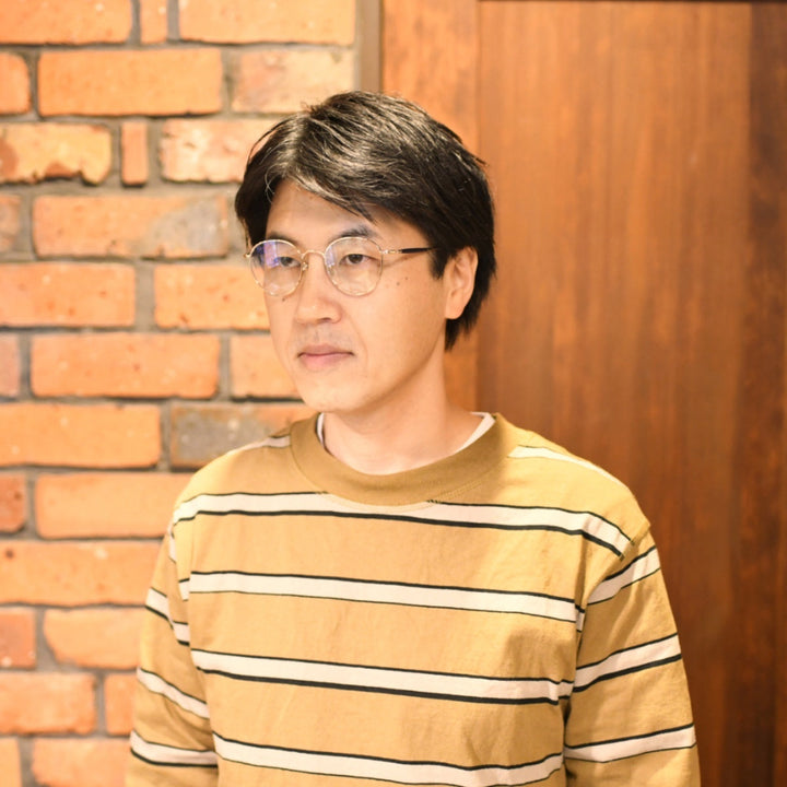 増永眼鏡 MASUNAGA<br>GMS 128T col-21 GOLD/NAVY