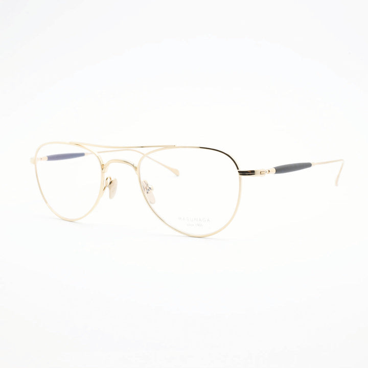 増永眼鏡 MASUNAGA<br>GMS 129T col-21 Gold