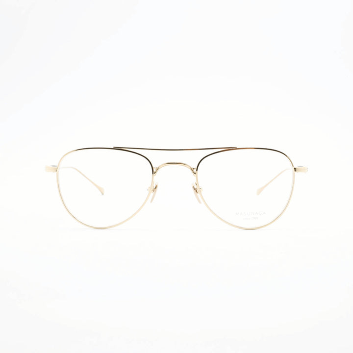 増永眼鏡 MASUNAGA<br>GMS 129T col-21 Gold