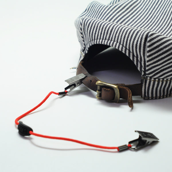 CHUMS チャムス 防止転落防止クリップ CAP RETAINER ハット＆キャップクリップ リテイナー 帽子用ストラップ ハットコード アウトドア用帽子ストラップ