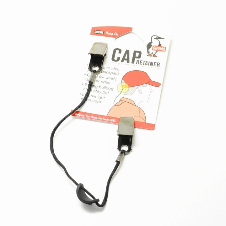 CHUMS チャムス 防止転落防止クリップ CAP RETAINER ハット＆キャップクリップ リテイナー 帽子用ストラップ ハットコード アウトドア用帽子ストラップ