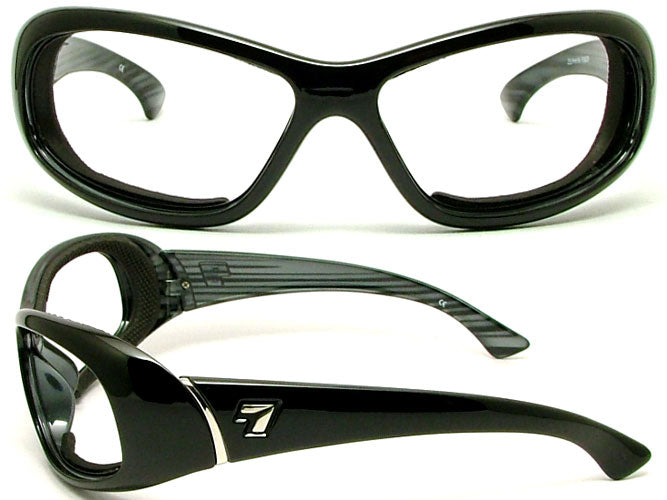 セブンアイ【7EYE】サングラス 【ZEPHYR】（ゼファー）F-5605 AirDam （グロシーブラック） ＊セットするレンズによってご注文後に金額が変わります！必ず上記レンズラインナップをご確認の上お選びください！