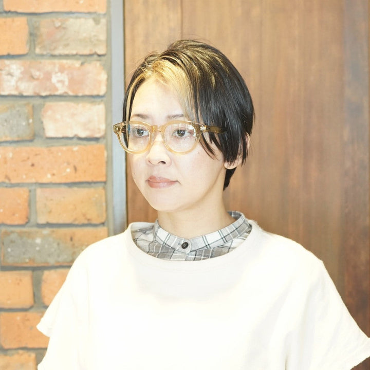 増永眼鏡 MASUNAGA 光輝 071 col-43 LBR