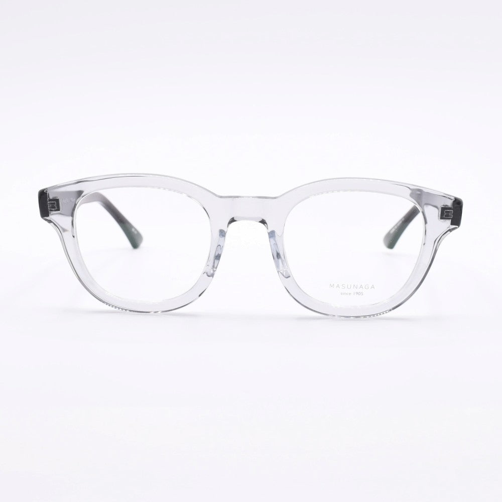 増永眼鏡 MASUNAGA 光輝 071 col-54 LGRY-BK