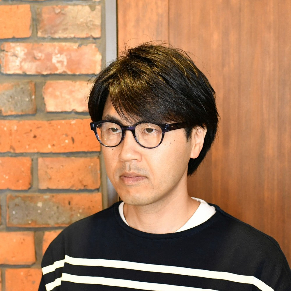 増永眼鏡 MASUNAGA 光輝 087 COL-45 BLUE