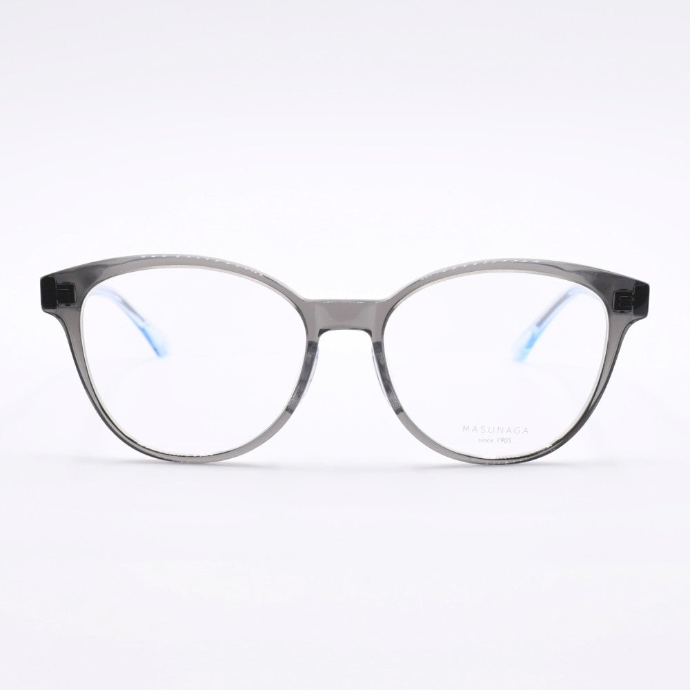 増永眼鏡 MASUNAGA 光輝 090 col-24 GRY-AQUA BL