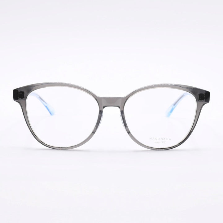 増永眼鏡 MASUNAGA 光輝 090 col-24 GRY-AQUA BL