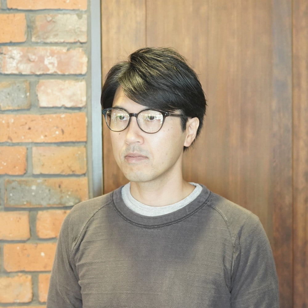 増永眼鏡 MASUNAGA 光輝 090 col-24 GRY-AQUA BL
