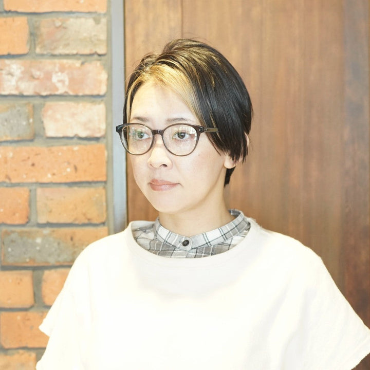 増永眼鏡 MASUNAGA 光輝 090 col-24 GRY-AQUA BL