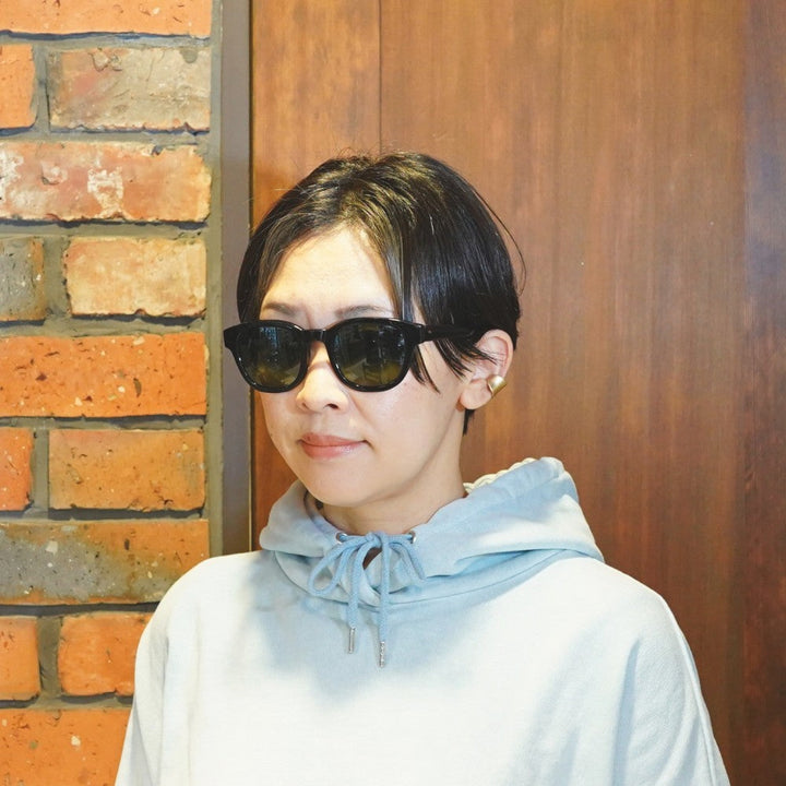 増永眼鏡 MASUNAGA光輝 096SG col-S19BK/GREEN (Mineral POLA)