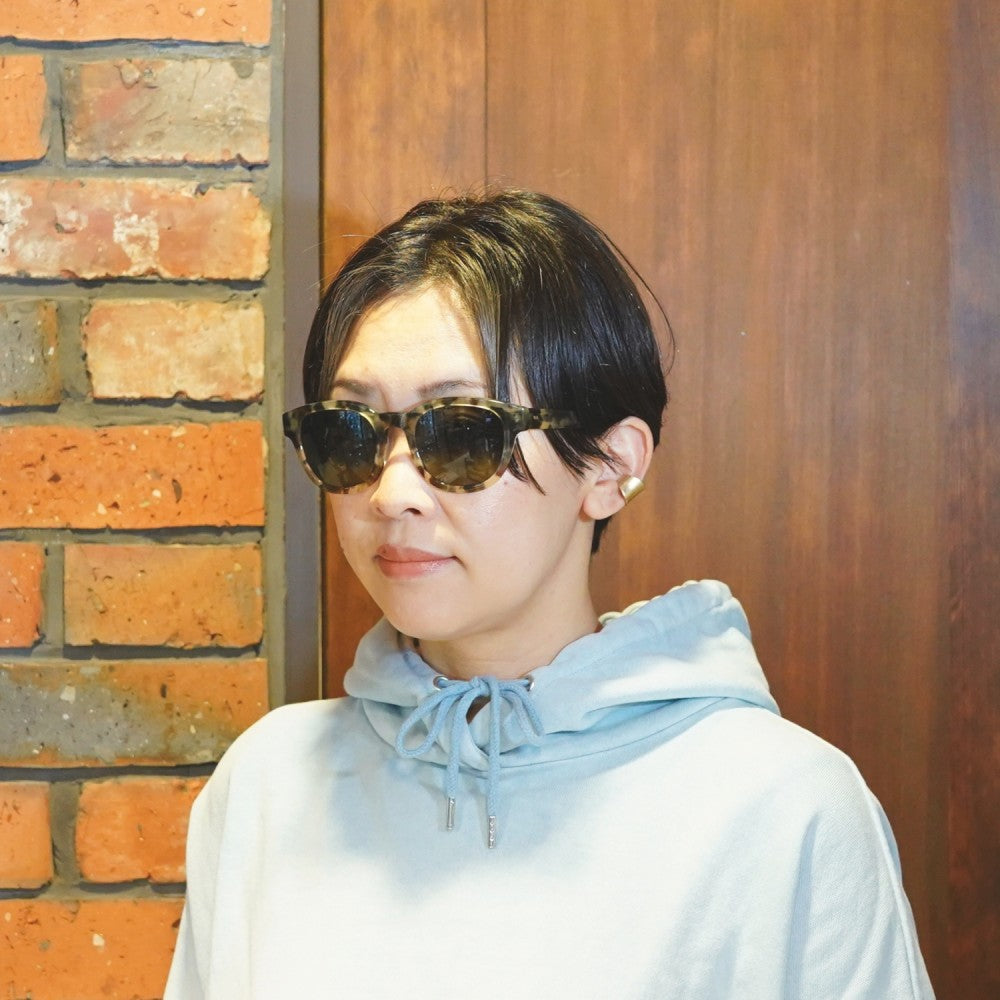 増永眼鏡 MASUNAGA光輝 096SG col-S38GRN-GRY/BLACK (Mineral POLA)