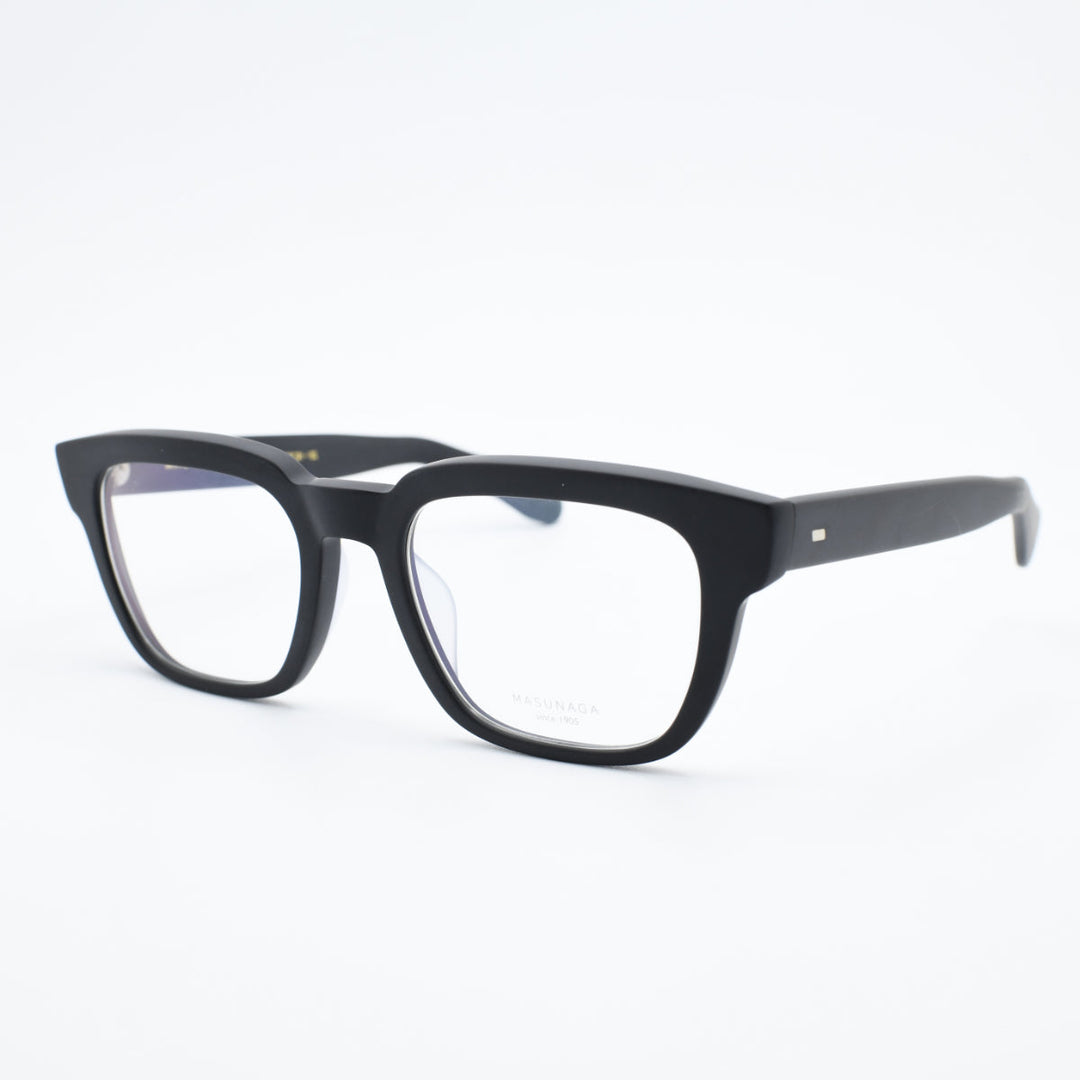 増永眼鏡 MASUNAGA<br>光輝 One Hundred 100 col-69 BK MATT