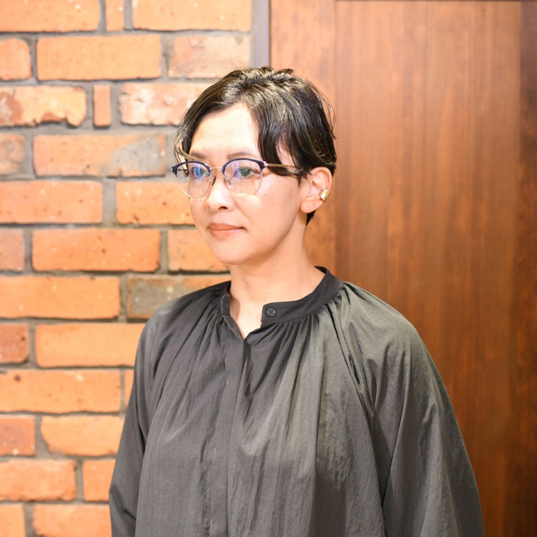 増永眼鏡 MASUNAGA since 1905<br>LAUREN col-25 NAVY