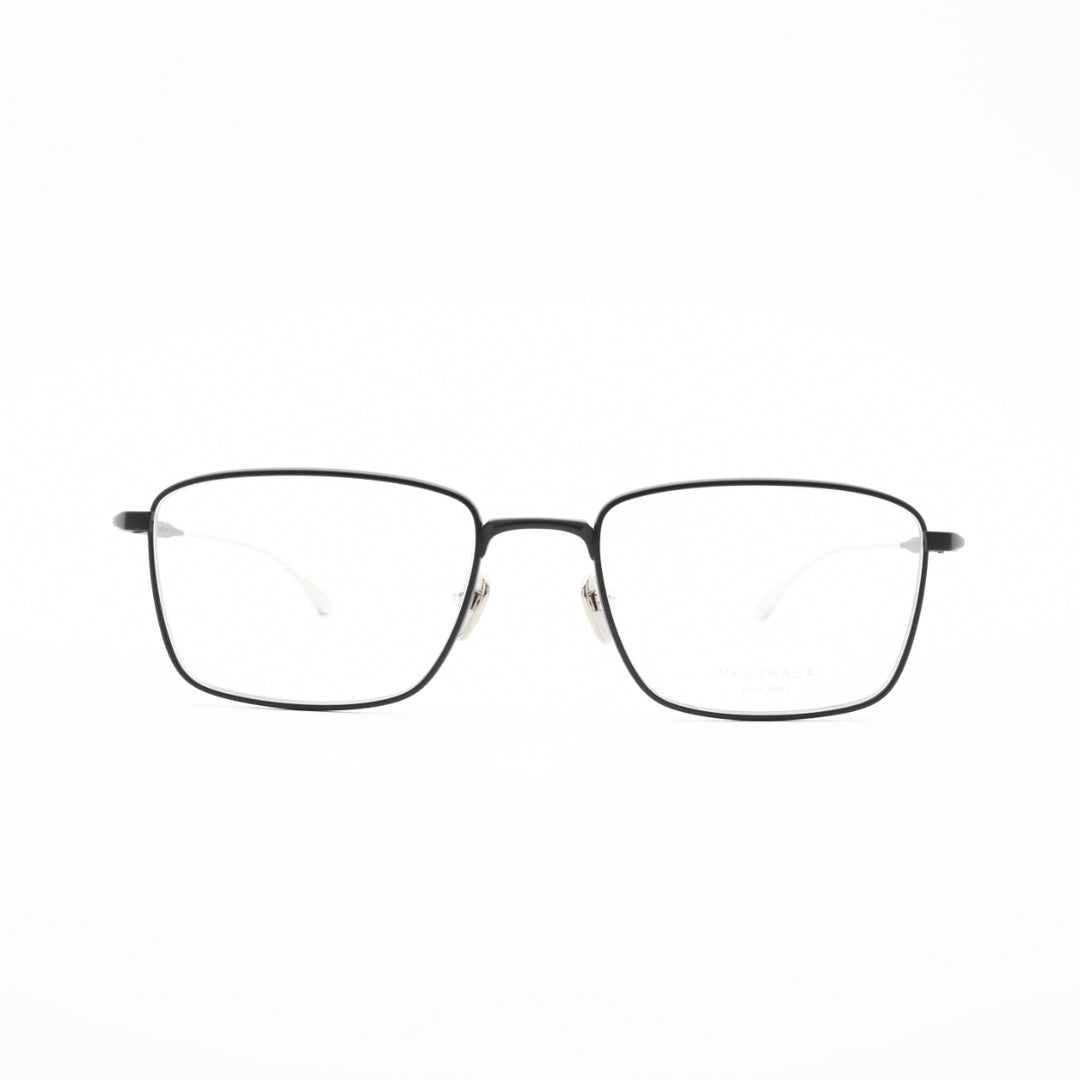 増永眼鏡 MASUNAGA since 1905<br>LEX col-39 BLACK/SILVER<br>