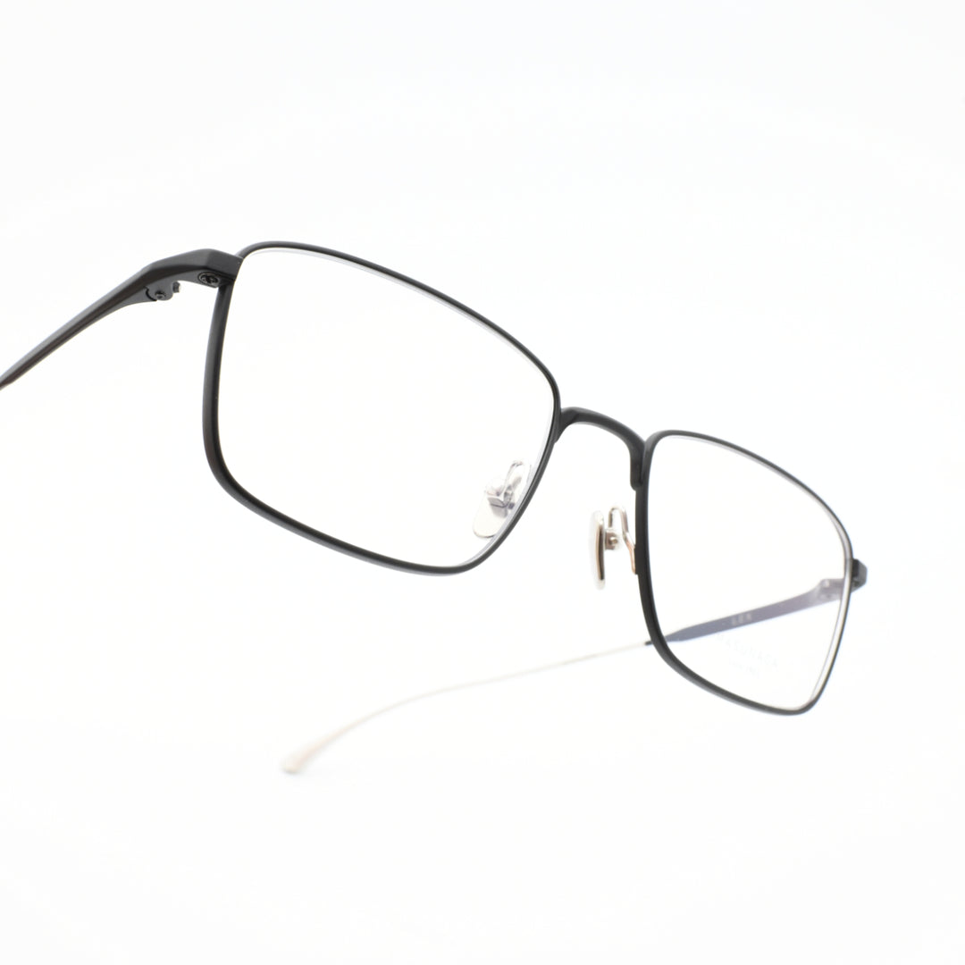 増永眼鏡 MASUNAGA since 1905<br>LEX col-39 BLACK/SILVER<br>