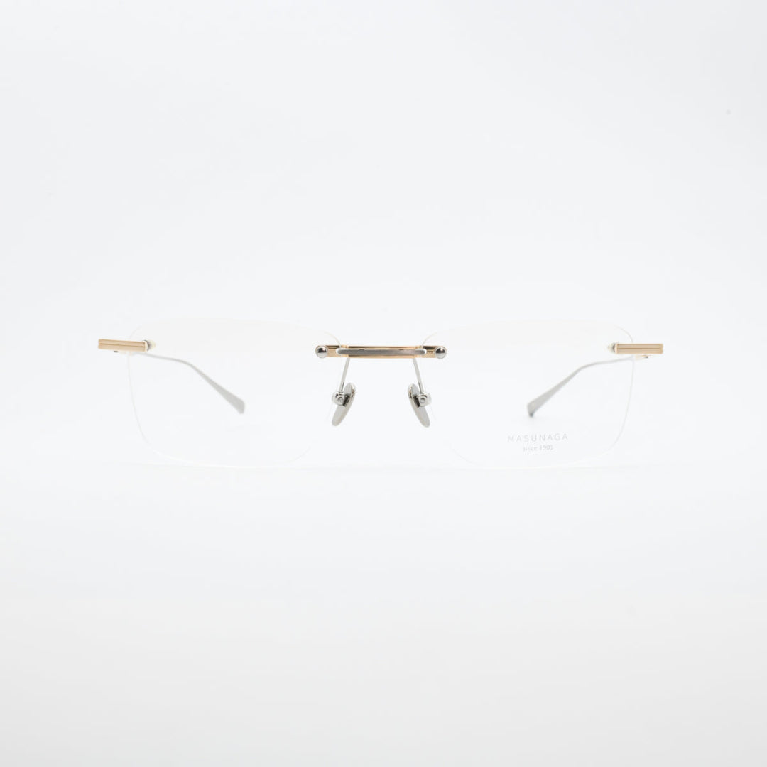 増永眼鏡 MASUNAGA since 1905<br>LUDLOW col-31 Gold/Titan