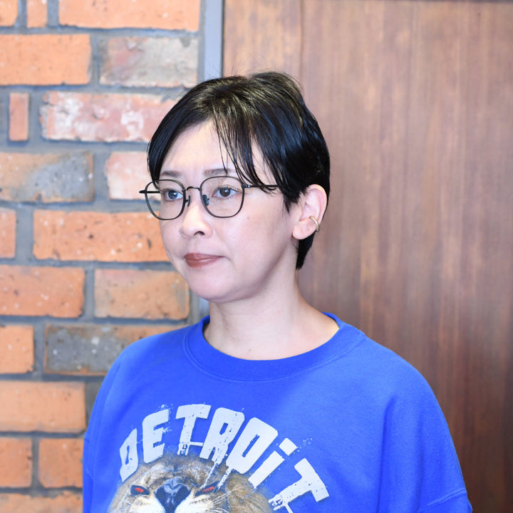ミセス大森元貴さんInstagram着用モデル EYEVAN アイヴァン MINOTAUR col-MIPBK 49サイズ