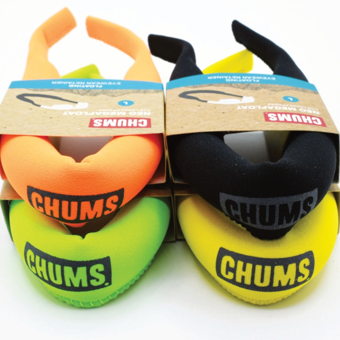 CHUMS チャムス メガネストラップ NEO MEGA FLOAT ネオメガフロート ストラップ メガネ スポーツメガネ サングラス グラスコード 眼鏡 アウトドア おしゃれ 眼鏡チェーン サングラスストラップ メガネ ストラップ メガネストラップ 眼鏡ストラップ めがねストラップ