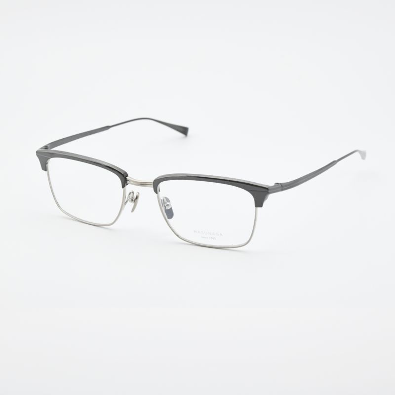増永眼鏡 MASUNAGA NY LIFE col-49 BLK/SLV
