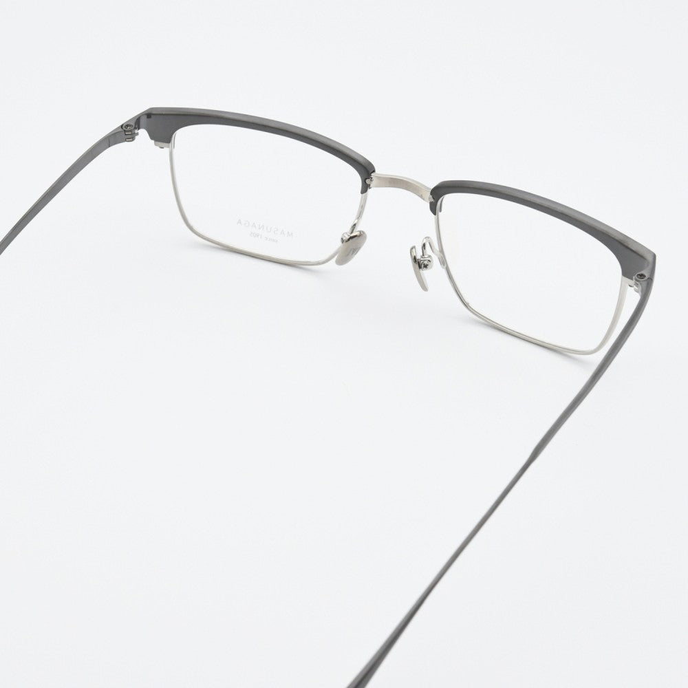増永眼鏡 MASUNAGA NY LIFE col-49 BLK/SLV
