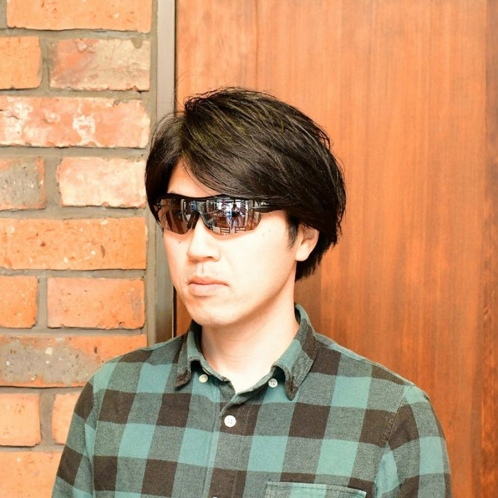 OGK KABUTO オージーケーカブト 101 Sサイズ マットブラック/撥水スペクトルモールミラー＆撥水ライトピンク メガネ 眼鏡 めがね メンズ レディース おしゃれ ブランド人気 おすすめ フレーム 流行り 度付き レンズ サングラス スポーツ