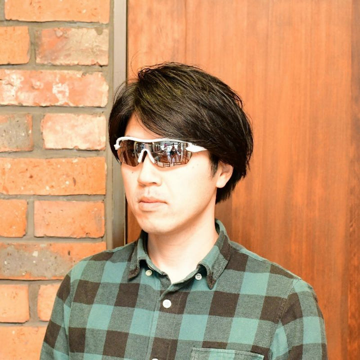 OGK KABUTO オージーケーカブト 101 Sサイズ ホワイト/撥水スペクトルモールミラー＆撥水ライトピンク メガネ 眼鏡 めがね メンズ レディース おしゃれ ブランド人気 おすすめ フレーム 流行り 度付き レンズ サングラス スポーツ